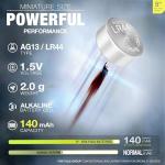 10-Pack LR44 Button Cell Batteries for Small Devices