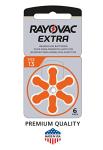 Rayovac Size 13 Hearing Aid Batteries, 60-Pack