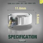 10-Pack LR44 Button Cell Batteries for Small Devices