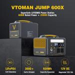 VTOMAN Jump 600X Portable Power Station 600W