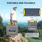 VTOMAN Jump 1500X Portable Power Station & Solar Panel