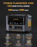 VTOMAN FlashSpeed 1500 Power Station with Extra Battery