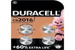DURACELL 2016 Lithium Coin Batteries 4-Pack