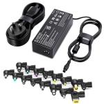 90W Universal Laptop Charger with 16 Tips