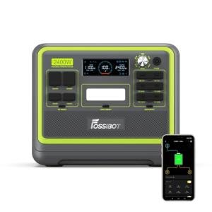FOSSIBOT F2400 Portable Power Station for Home & Travel