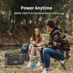 Pecron F3000LFP Portable Power Station, 3072Wh Generator