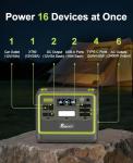 FOSSIBOT F2400 Portable Power Station for Home & Travel