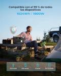 OUKITEL P1000 Plus Solar Generator with 1024Wh Battery