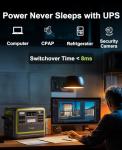 FOSSIBOT F2400 Portable Power Station for Home & Travel
