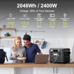 FOSSiBOT F2400 Portable Power Station & Solar Panel