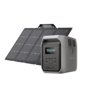 ECOFLOW DELTA 3 Portable Power Station and Solar Panel