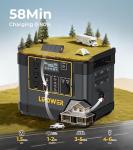 LIPOWER 1000W Solar Generator for Outdoor Power