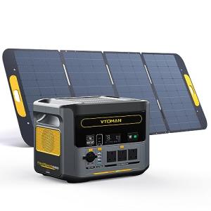 VTOMAN FlashSpeed 1500 Solar Generator with Panel