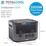 Totalpower 1500 Portable Power Bank with Inverter