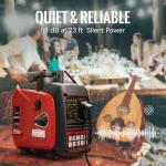 2500W Ultra Lightweight Quiet Portable Inverter Generator
