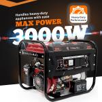 6600W Portable Petrol Generator with Electric Start