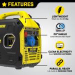 Champion 3000W Atom Fusion Inverter Generator