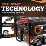 6600W Portable Petrol Generator with Electric Start