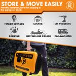 RocwooD 2000W Portable Camping Inverter Generator