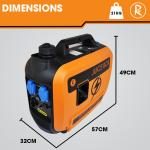 RocwooD 2000W Portable Camping Inverter Generator