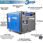 Quiet Portable 4kw Inverter Petrol Generator with Remote Start