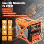 Quiet Portable 3200W Inverter Generator for Camping