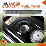 Powerful 5kW Portable Petrol Generator with Electric Start