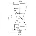 8000W Vertical Wind Turbine for Home Use
