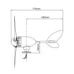 1500W Wind Turbine Generator Kit for Home Power