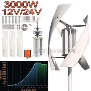 3KW 3-Blade Wind Turbine Power Charger