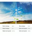 Dyna Living 5-Fin Wind Turbine Generator
