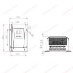 3000W Hybrid Solar Wind Charge Controller 12V/24V/48V