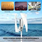 3000W Vertical Axis Wind Turbine Power Charger