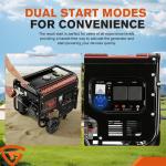 5000W Portable Petrol Generator with Electric Start