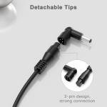 90W Universal Laptop Charger with 16 Tips