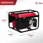 Powerful 3kW Open Frame Petrol Generator
