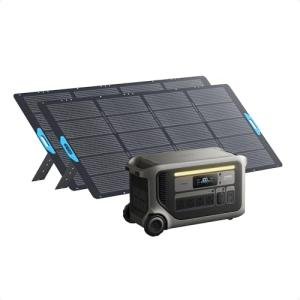Anker SOLIX F3000 Portable Power Station with Solar Panels