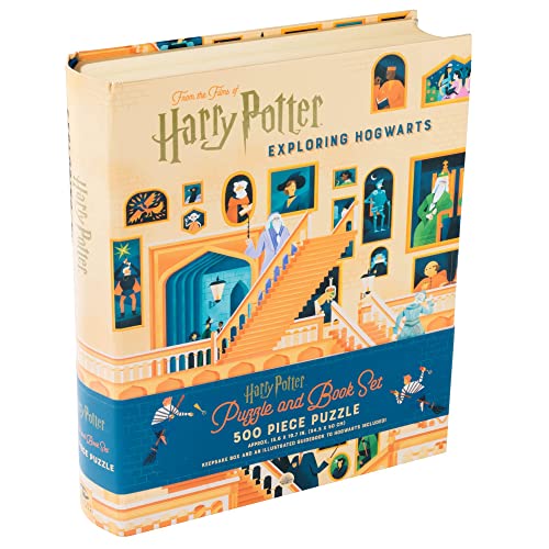 Harry Potter Hogwarts Puzzle with Illustrated Book