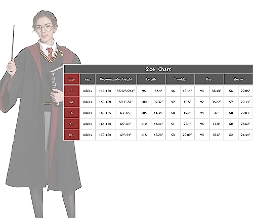 Harry Potter Costume with 4 Wizard College Styles