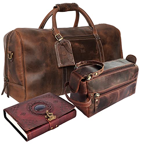 Handmade Harry Potter Leather Journal with Buckle Closure