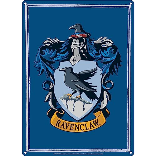 Ravenclaw House Crest Tin Signs | Harry Potter Bedroom Wall Art