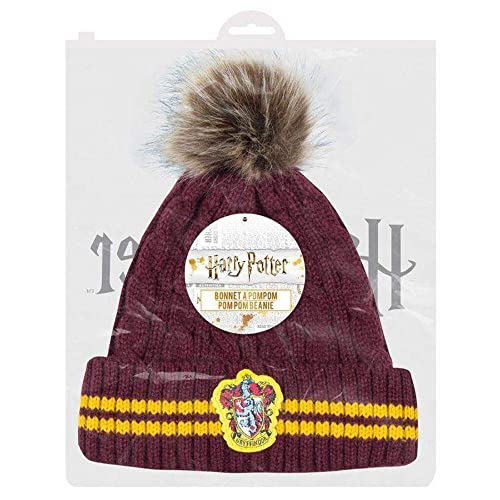 Harry Potter Gryffindor Pom Pom Beanie