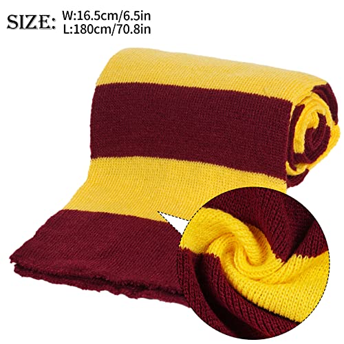 Harry Potter Glasses and Striped Scarf Cosplay Accessories