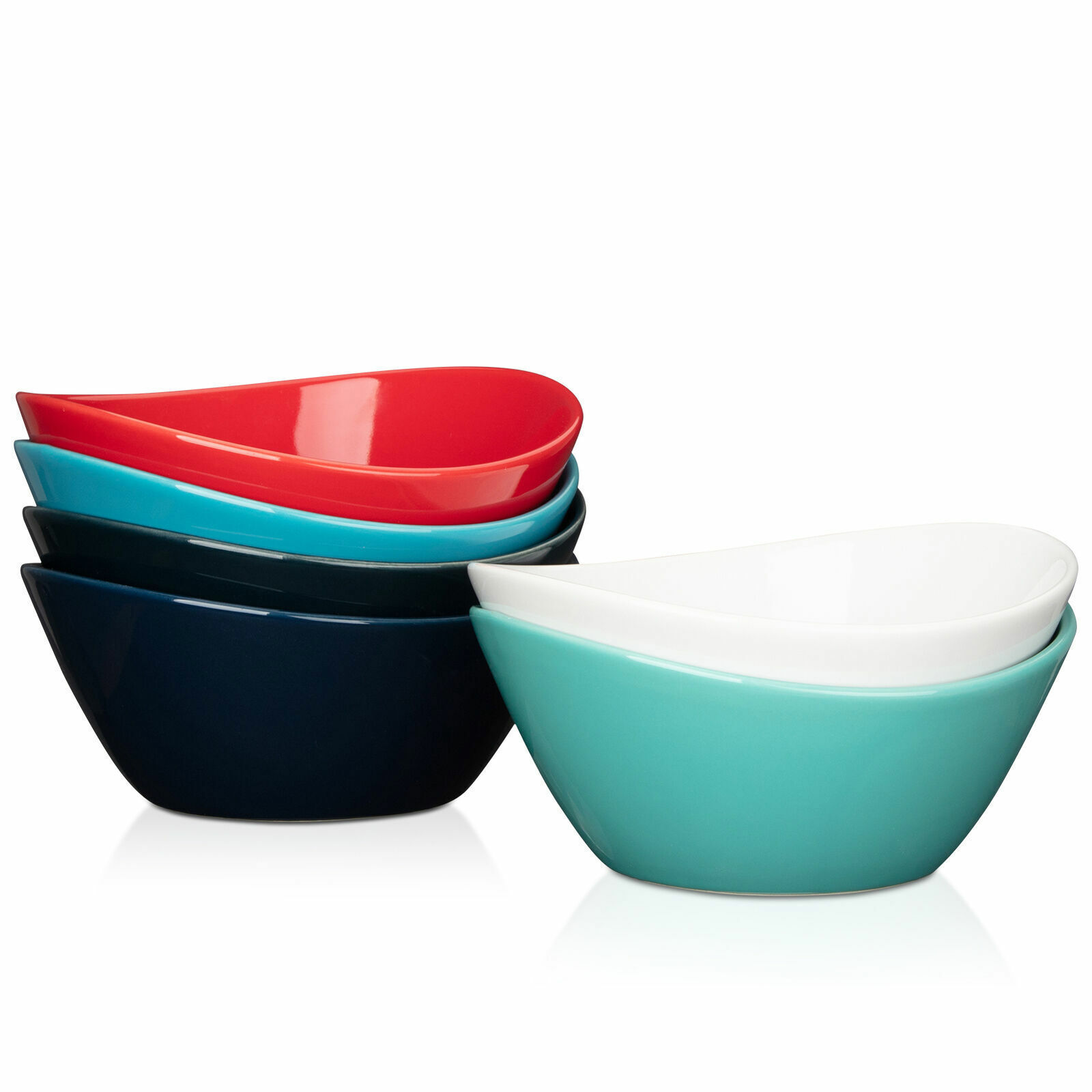 Microwave-Safe Ceramic Ice Cream Bowls Set