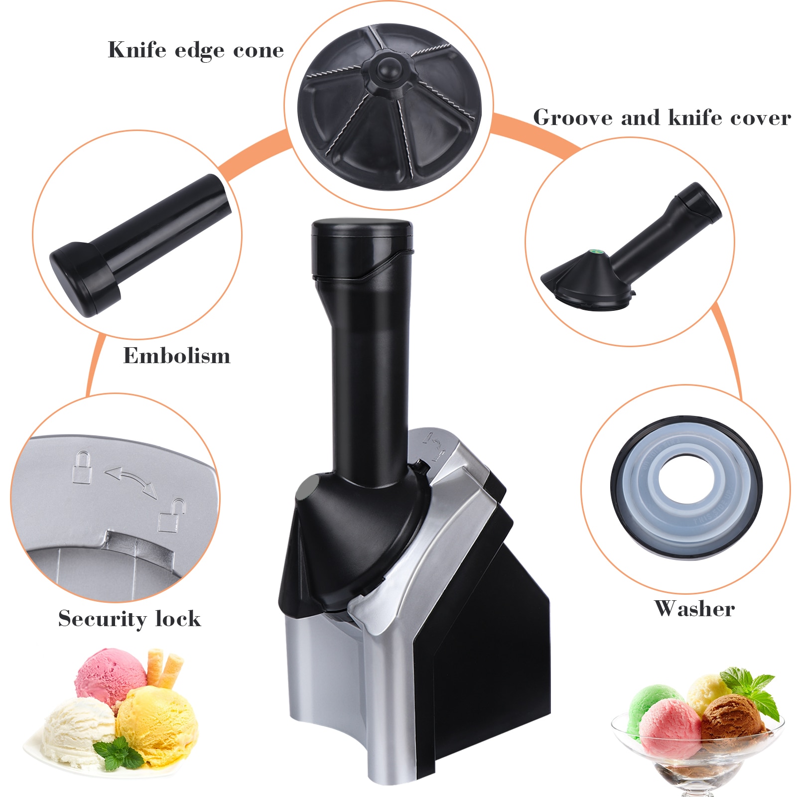 Automatic Ice Cream Maker for Healthy Treats