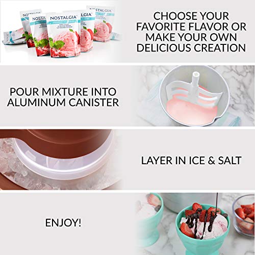 4 Quart Soft Serve Ice Cream Maker with Handle