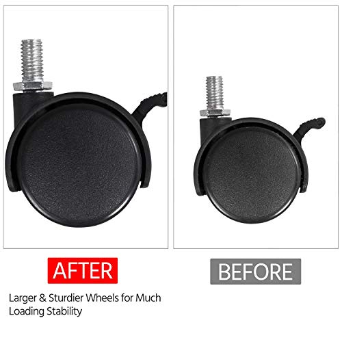 Compact Mobile Desk Cart with Storage and Wheels