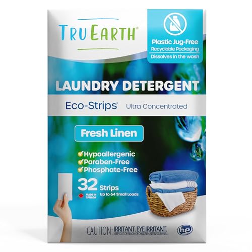 Biodegradable Laundry Eco-Strips, 32 Count