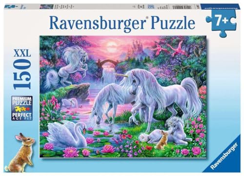 Sunset Glow Unicorns 150-Piece Jigsaw Puzzle