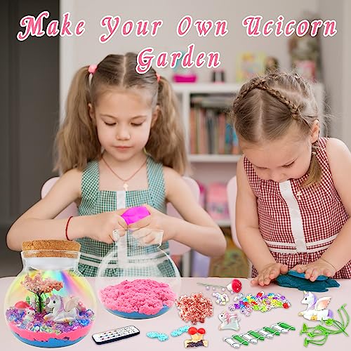 Unicorn Terrarium Craft Kit with LED Night Light